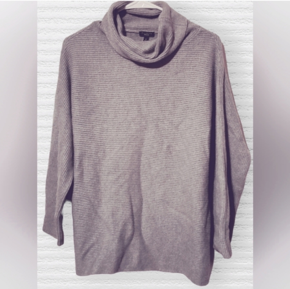 Talbot Gray Scowl Neck Sweater
